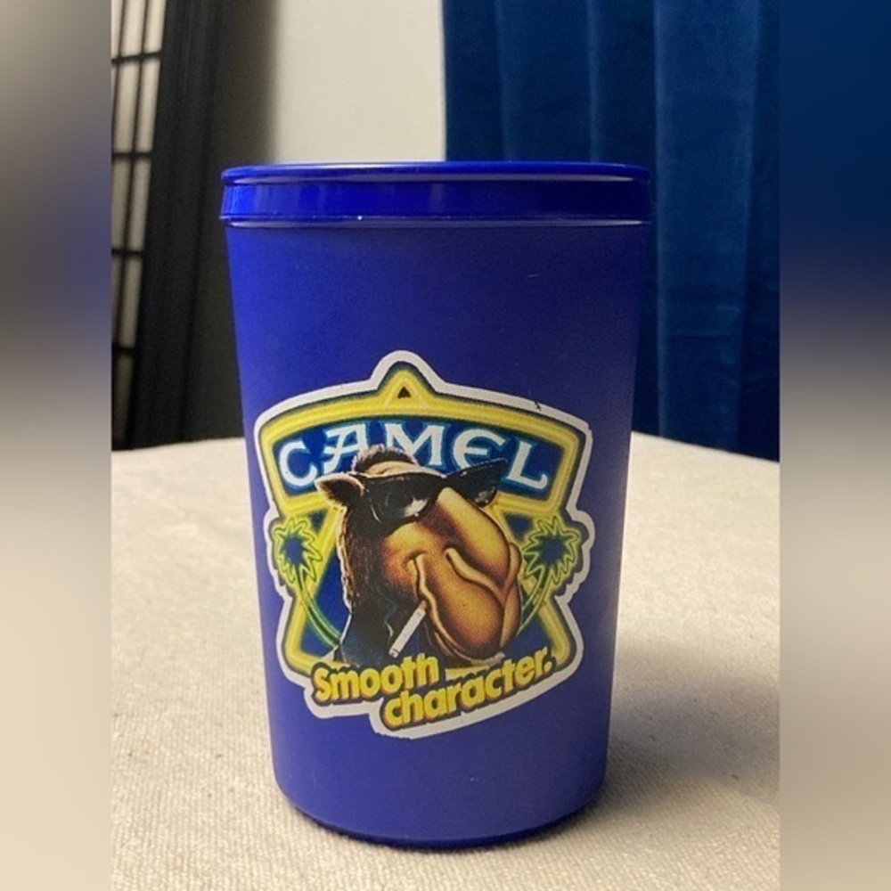 Camel Joe cigarette promo oversize collector coffee cup Aladdin